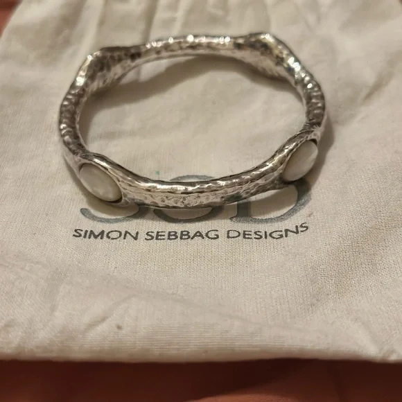 Simon Sebbag Silver Bracelet with MOP - Picture 3 of 8